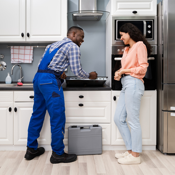 can you provide an estimate for cooktop repair before beginning any work in Sparland